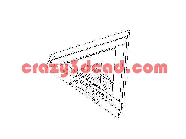 Triangle Lights Cad 3D Model